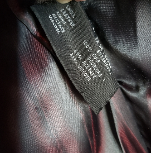 Andrew Marc Leather vintage trench coat - Picture 3 of 7